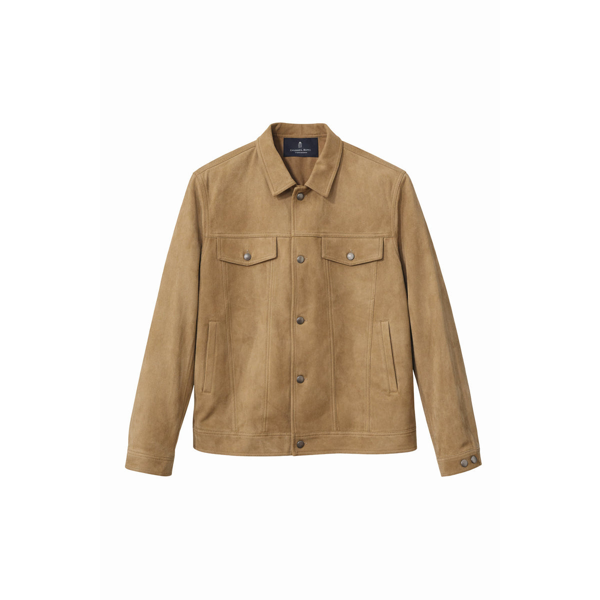 Performance Ultra Suede Jean Jacket in 203 BEIGE — Emanuel Berg