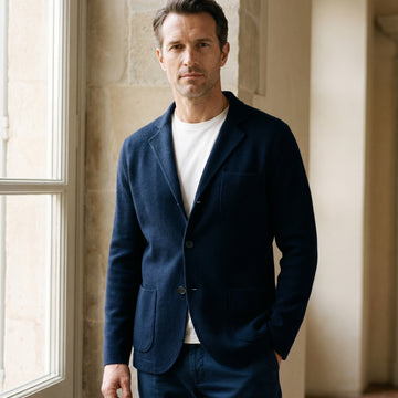 Premium Merino Swacket, worn — Emanuel Berg