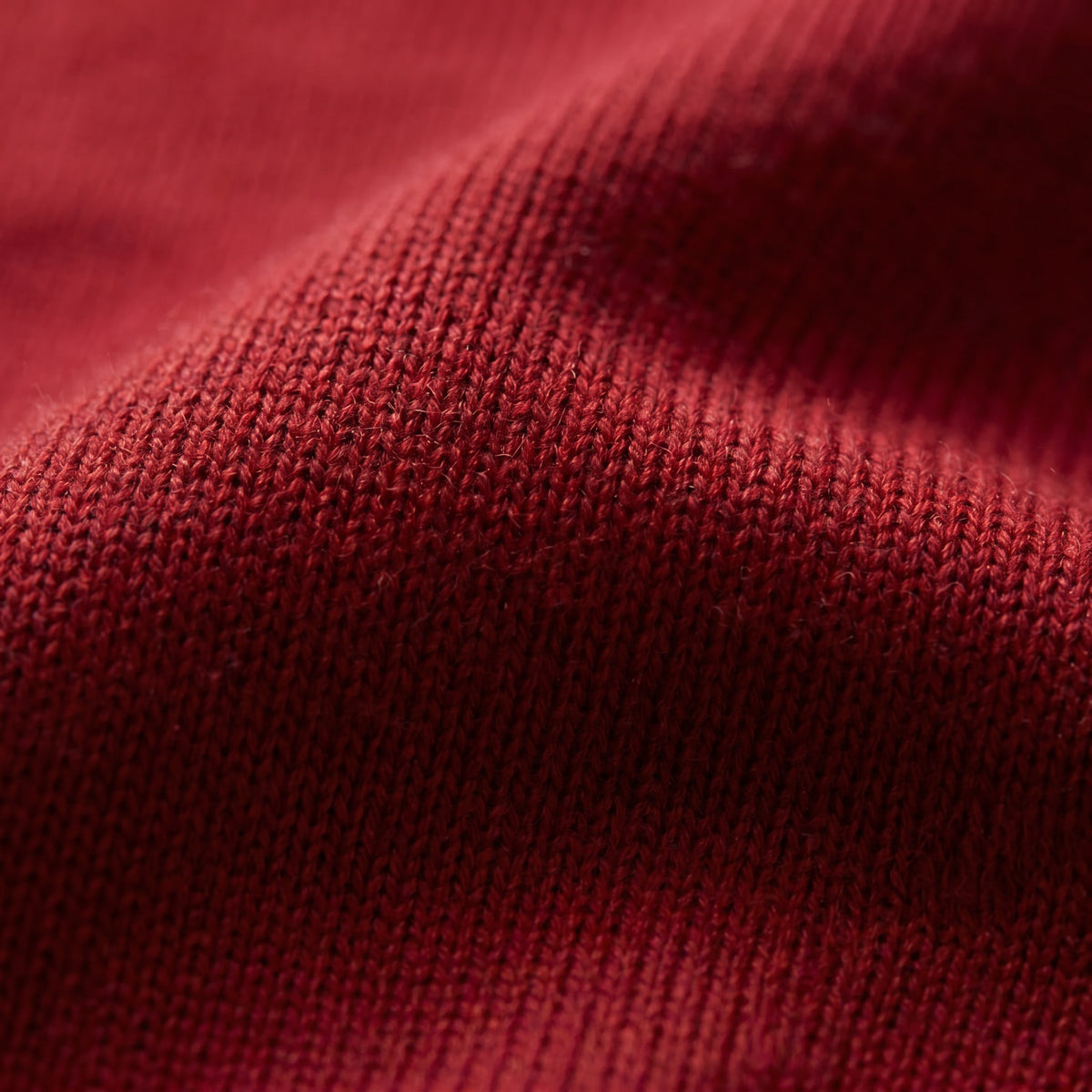 Long Sleeve Stretch Knit Shirt in Dark Red — Emanuel Berg
