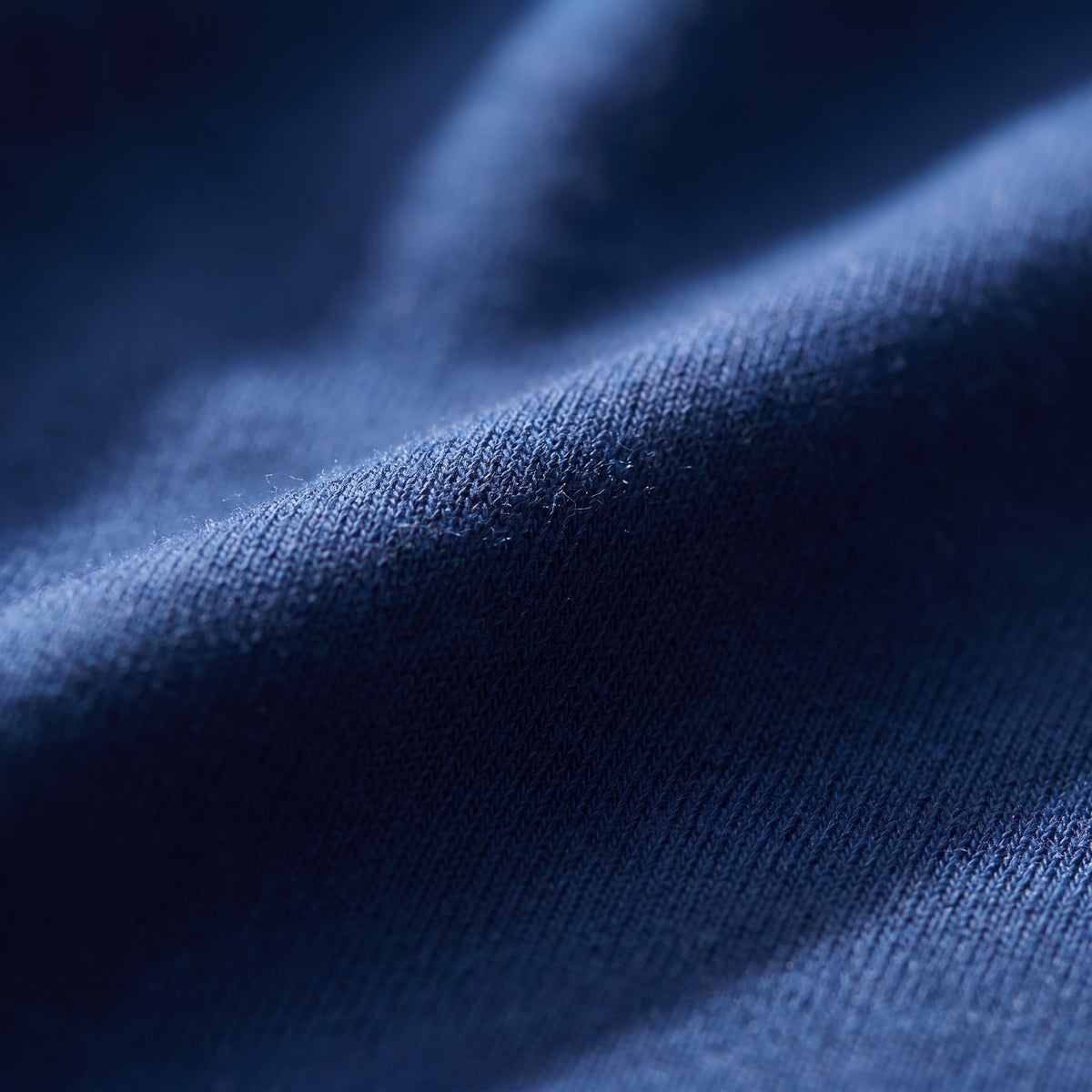 Long Sleeve Stretch Knit Shirt in Navy — Emanuel Berg