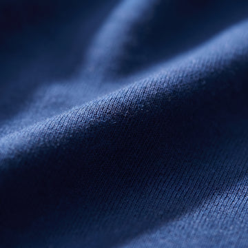 Long Sleeve Stretch Knit Shirt fabric detail (89% cotton, 11% elastane) — Emanuel Berg