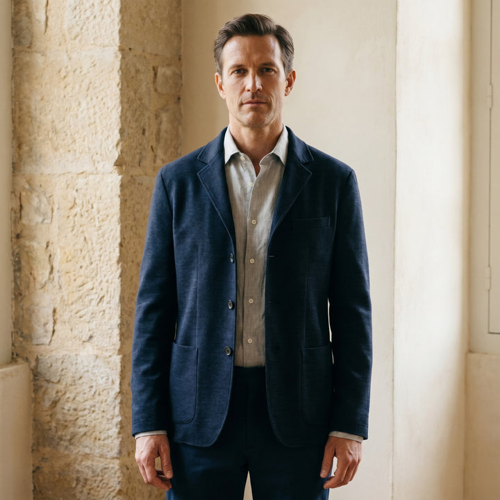 Wool D-Construcred Shirt Jacket, worn — Emanuel Berg