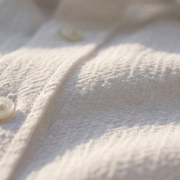 Seersucker Casual Shirt fabric detail (98% cotton, 2% elastane) — Emanuel Berg
