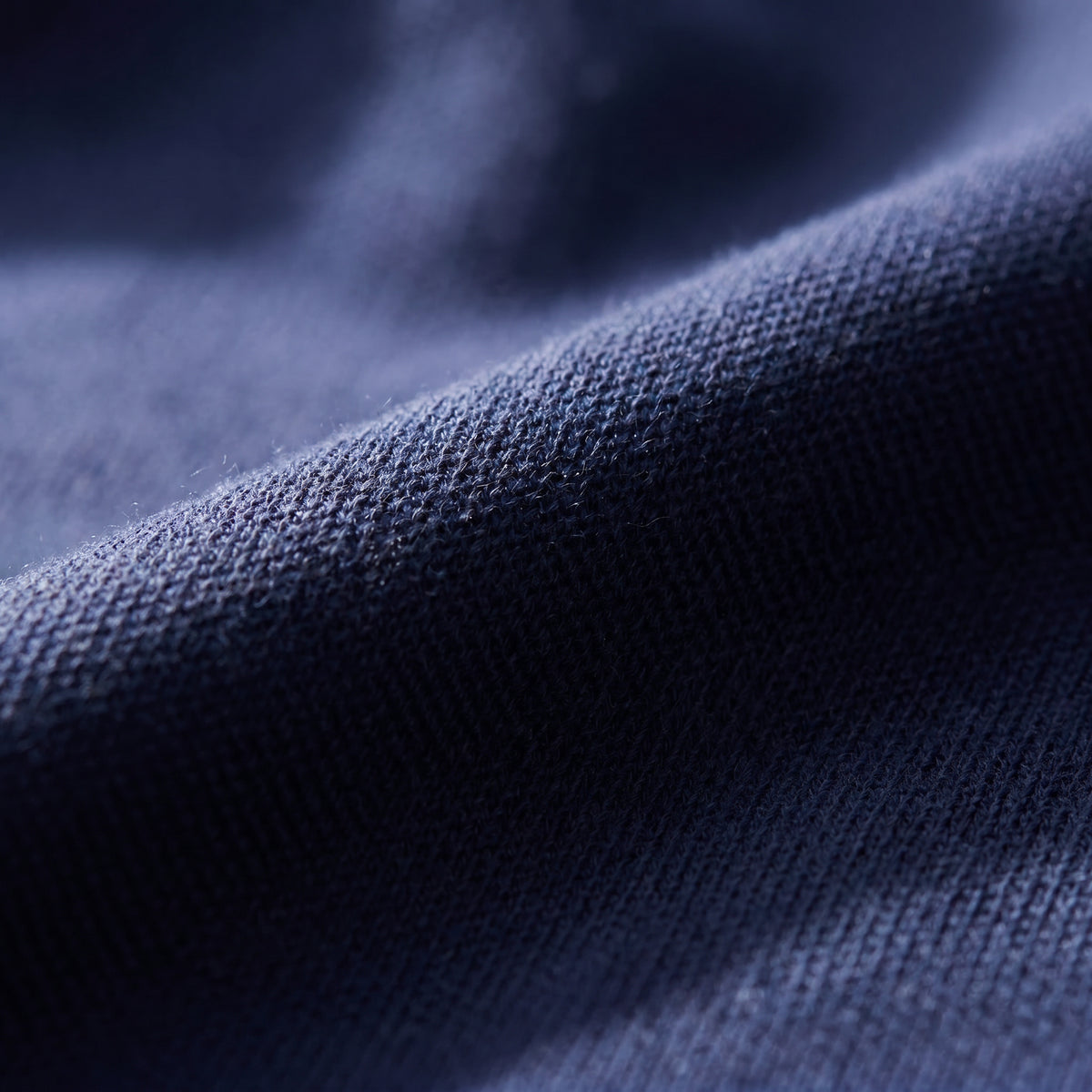 Jacquard Luxe Knit Polo in Navy — Emanuel Berg