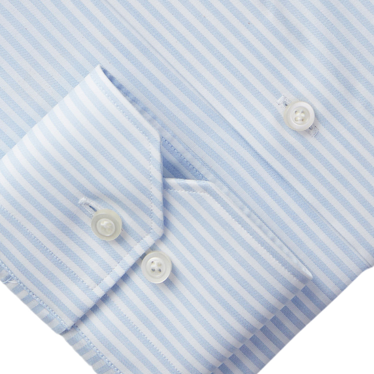 Yoga Twill Premium Stretch Shirt in Light Pastel Blue — Emanuel Berg