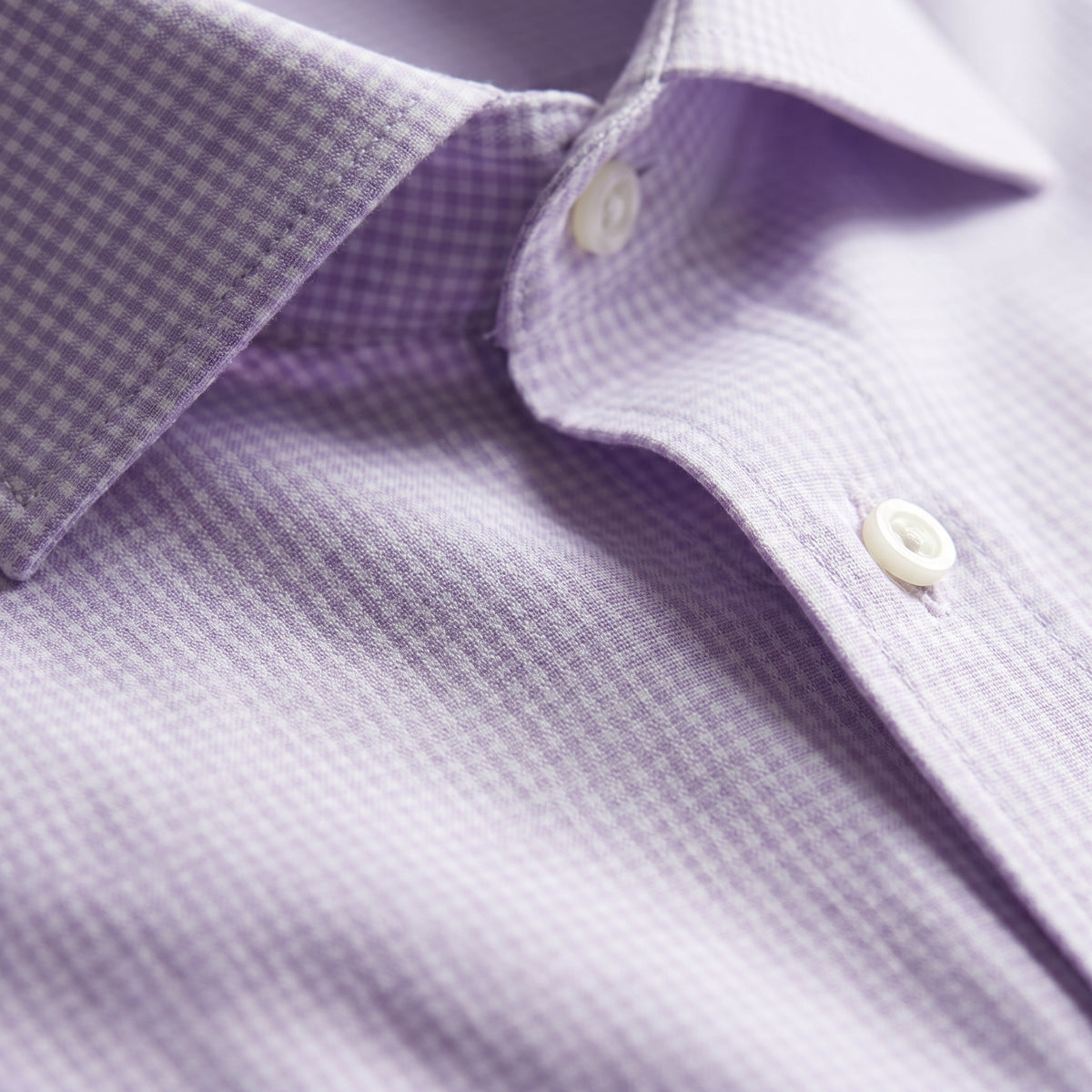 Yoga Twill Premium Stretch Shirt in Light Pastel Purple — Emanuel Berg