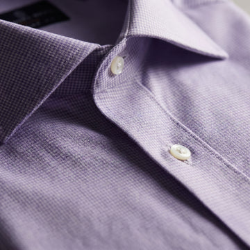 Yoga Twill Premium Stretch Shirt fabric detail — Emanuel Berg