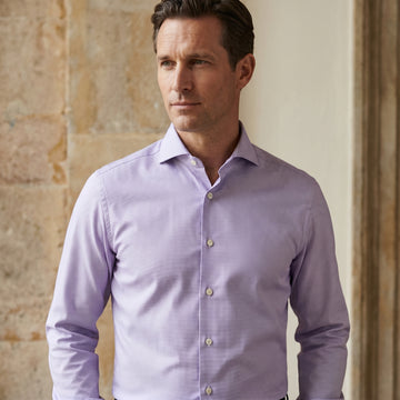 Yoga Twill Premium Stretch Shirt, worn — Emanuel Berg