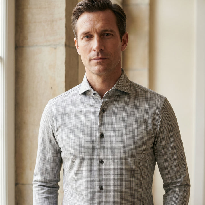 Modern 4Flex Stretch Knit Shirt, worn — Emanuel Berg