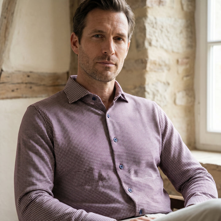 Modern 4Flex Stretch Knit Shirt, worn — Emanuel Berg