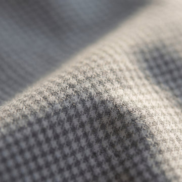 Houndstooth Lyocell Flannel Shirt fabric detail (59% cotton, 41% lyocell) — Emanuel Berg