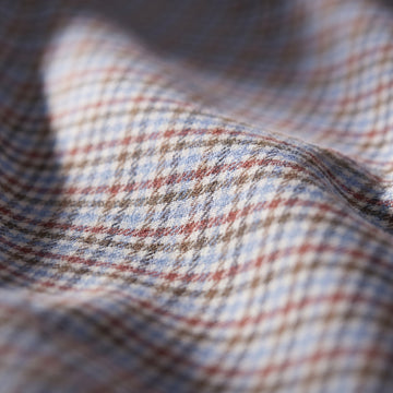 Houndstooth Twill Dress Shirt fabric detail (100% cotton) — Emanuel Berg