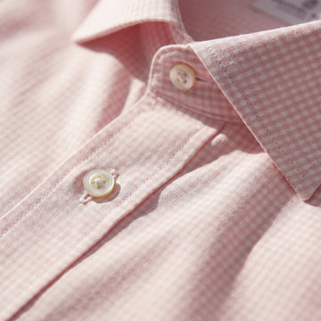 Washed Natural Stretch Yoga Poplin Shirt fabric detail (100% cotton) — Emanuel Berg