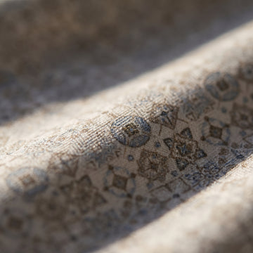 Dobby Printed Cotton Dress Shirt fabric detail (100% cotton) — Emanuel Berg
