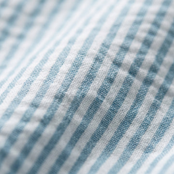 Seersucker Deconstructed Jacket fabric detail (60% cotton, 5% elastane) — Emanuel Berg