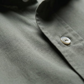 Washed Cotton Deconstructed Soft  Jacket fabric detail (65% cotton, 28% silk, 7% elastane) — Emanuel Berg