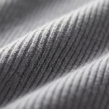 Mixed Panel Merino Zip Cardigan fabric detail — Emanuel Berg