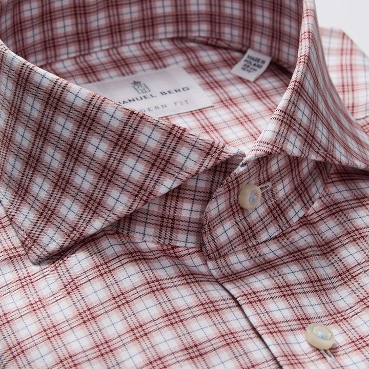 Checked Cotton Twill Shirt