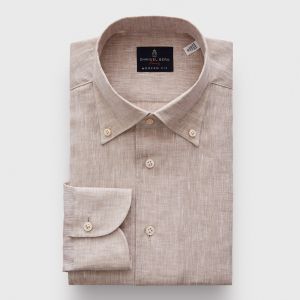 Emanuel Berg Bellagio, Beige Linen Shirt