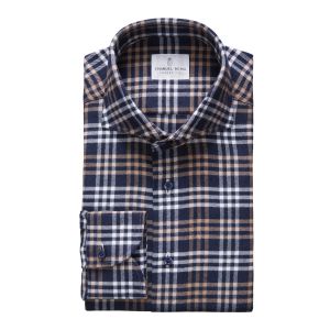 Emanuel Berg Megeve, Plaid Flannel Shirt