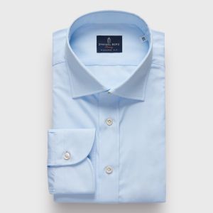 Emanuel Berg Rialto, Light Blue Dobby Shirt