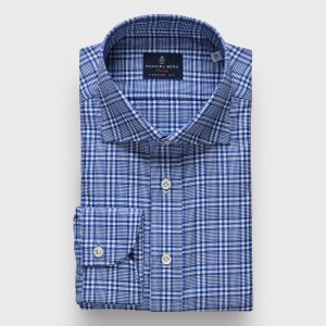 Emanuel Berg Cannes, Prince of Wales Check Shirt