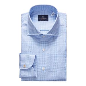 Emanuel Berg Cannes, Houndstooth Dobby Shirt