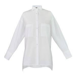 Emanuel Berg ÉMANOU SOLANGE, White Poplin Cotton Shirt