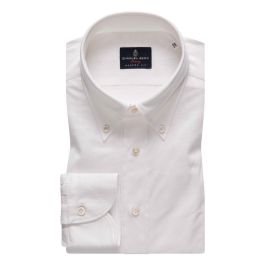 Trento, Ivory Jersey Shirt | Superfine Shirting