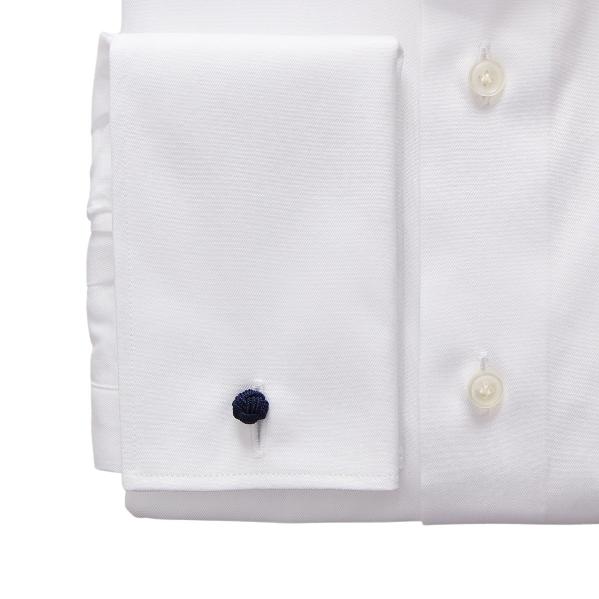 Brown White Mens Slim Fit French Cuff Shirts with Cufflink Holes - Cas –  Amedeo Exclusive