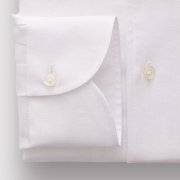 Emanuel Berg Bellagio, biała koszula z bawełny i lnu