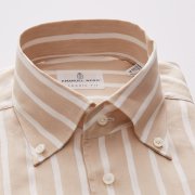 Emanuel Berg Bellagio, koszula w paski z bawełny i lyocell'u