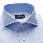 Emanuel Berg Harvard, koszula w pepitkę, Wrinkle Resistant Twill