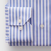 Emanuel Berg Harvard, Blue Striped Shirt