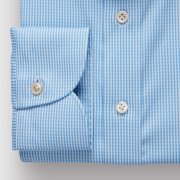 Emanuel Berg Prince of Wales, Blue Checked Shirt