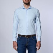 Emanuel Berg Byron, błękitna koszula 4Flex