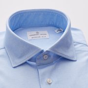 Emanuel Berg Byron, Mid Blue 4Flex Shirt