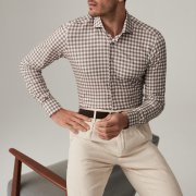 Emanuel Berg Byron, Gingham Check 4Flex Shirt