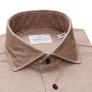 Emanuel Berg Byron, Brown 4Flex Shirt