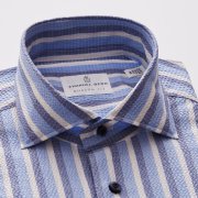 Emanuel Berg Byron, Striped Seersucker Shirt