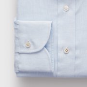 Emanuel Berg Harvard, Light Blue Linen Shirt