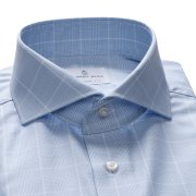Emanuel Berg Harvard, koszula w kratę Księcia Walii, Wrinkle Resistant Twill