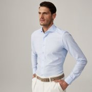 Emanuel Berg Megeve, Light Blue Giro Inglese Shirt