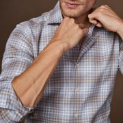 Emanuel Berg Megeve, Plaid Flannel Shirt