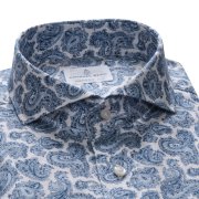 Emanuel Berg Marseille, Paisley Pattern Dobby Shirt