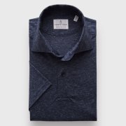 Pablo, Navy Blue Jersey Polo Shirt