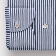 Emanuel Berg Rialto, Navy Blue Striped Shirt