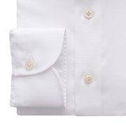 Emanuel Berg Rialto, White Wrinkle Resistant Oxford Shirt