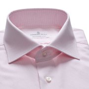 Emanuel Berg Rialto, różowa koszula, Wrinkle Resistant Oxford