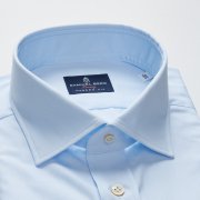 Emanuel Berg Rialto, Light Blue Dobby Shirt